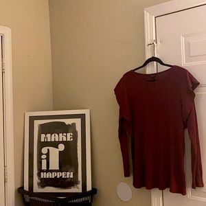 Deep Maroon Lucky Brand Sweater - Never Worn-NWT!